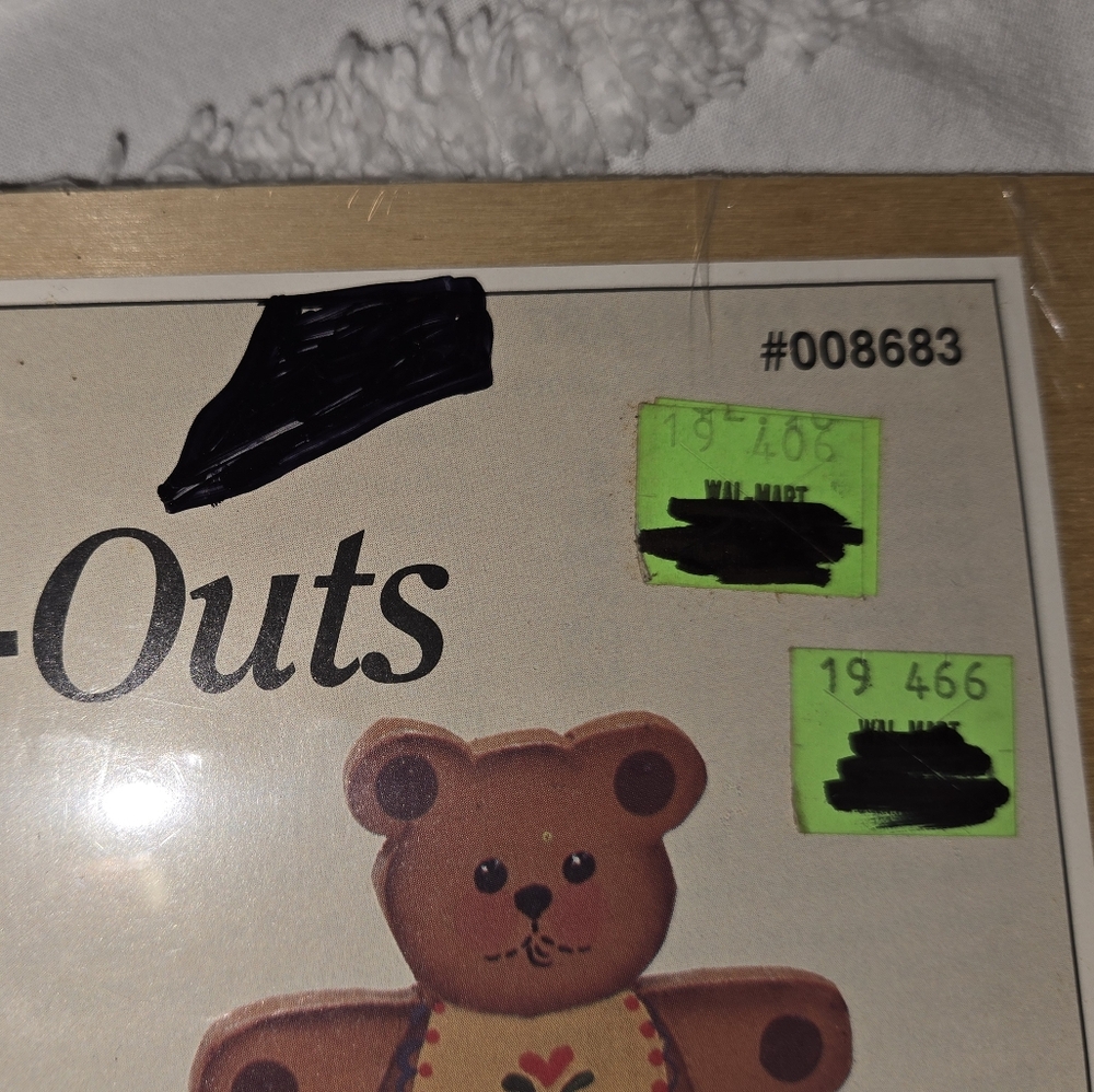 Vintage Bear My Heart Cute and Clever Cut-Outs Craft Kit NOS NIP - Picture 4 of 9
